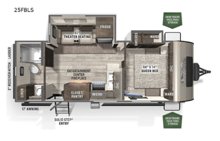 2022 Flagstaff 25FLBS by Forest River