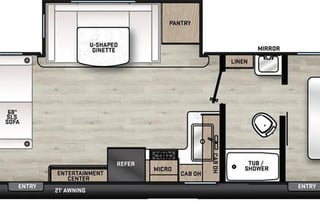 2024 Coachmen Catalina Travel Trailer with bunks