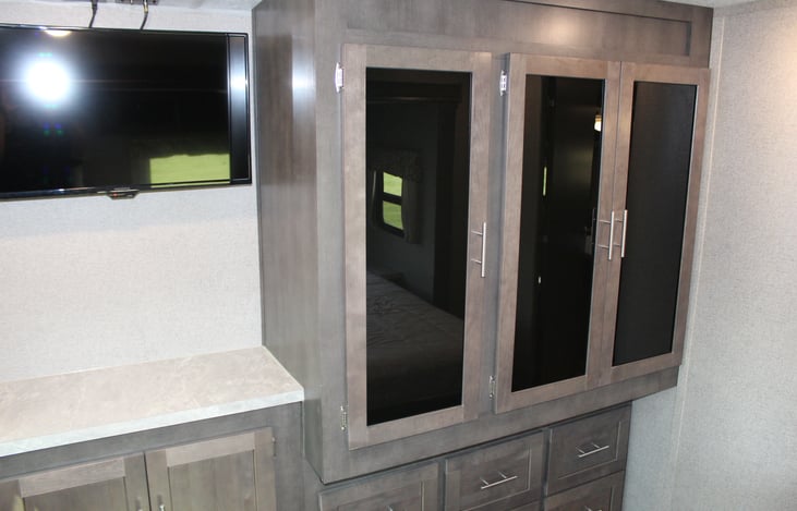 Master Bedroom TV & Wardrobe (View2)