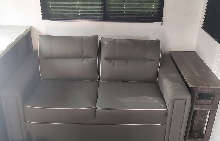 Turns into a twin bed for extra guests or family.