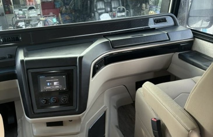 Passenger Seat with Pull Out Desk