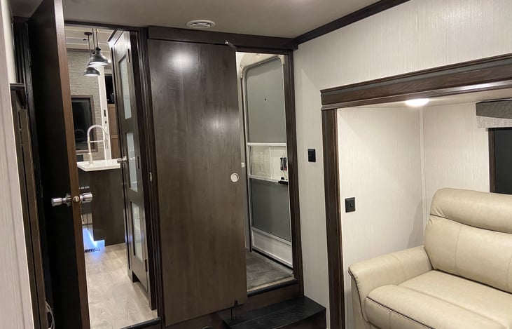 Rear room with couch