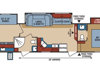 2019 KZ Durango 1500 D292BHT