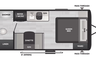 2025 keystone Colman 17R Travel Trailer.
