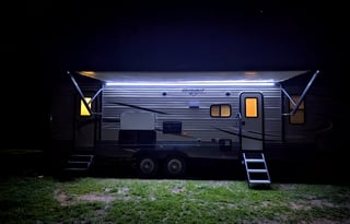 The Hideout | Bunkhouse Sleeps 10 | LED Awning