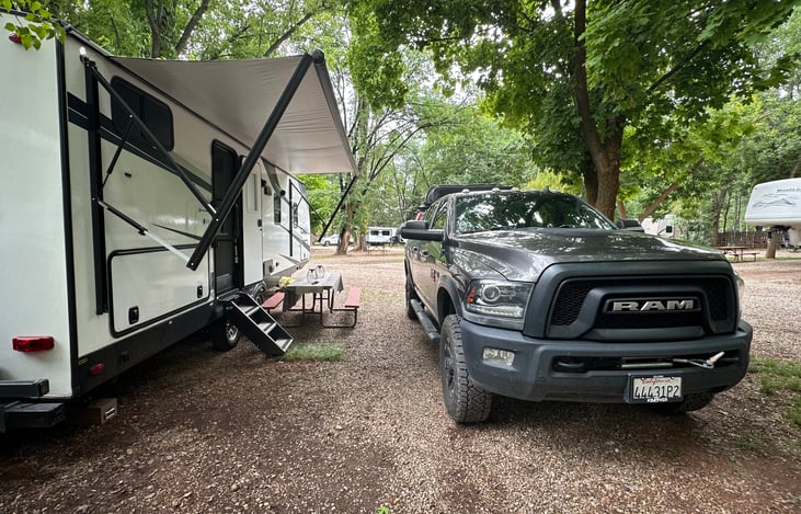 Example campsite setup