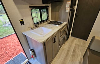 New 2025 RV Stationary. Rural area.