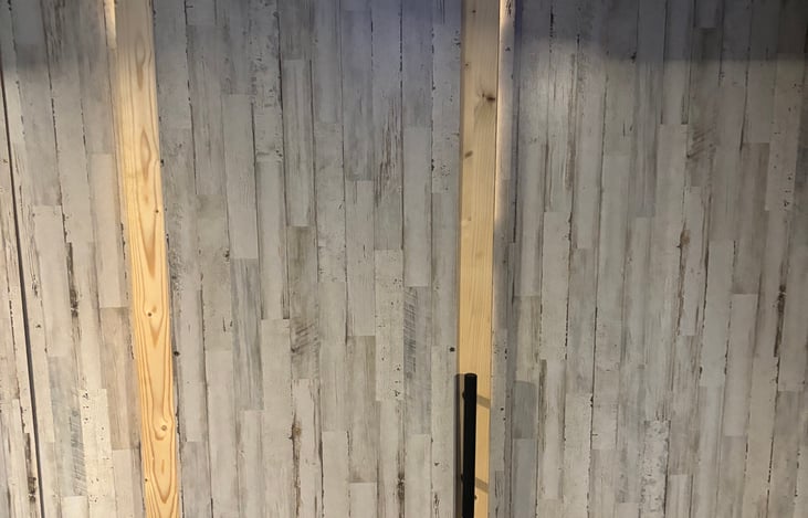 Private Barn Door on Master Bedroom!!