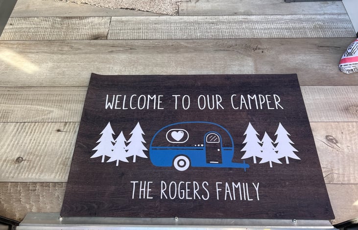 Please wipe your feet. 😊