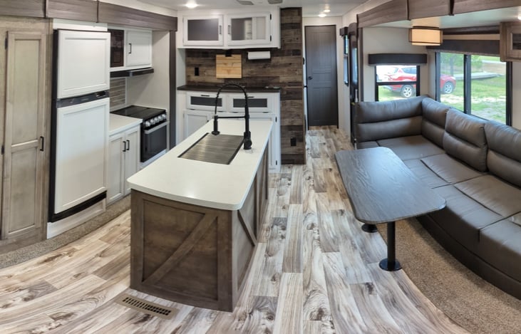 Living Room/Kitchen from Bunkhouse