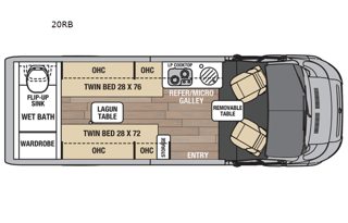 2022 Coachmen RV 2 Twin Camper Van for adventures!