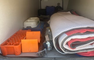 Elijah's bunkhouse trailer