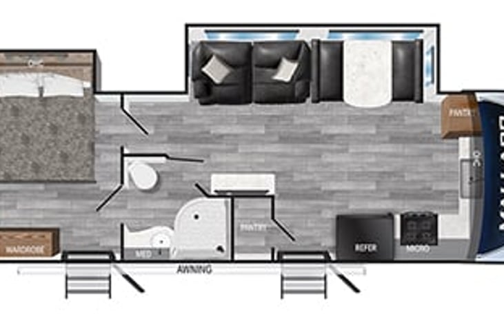 Floor plan with dinette