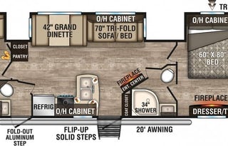 2019 Venture RV SportTrek Touring Edition 343VBH