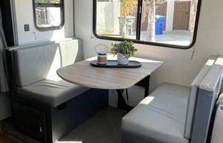 The Farmhouse travel trailer.