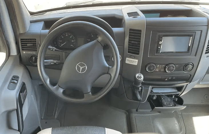 Drivers seat view of dash