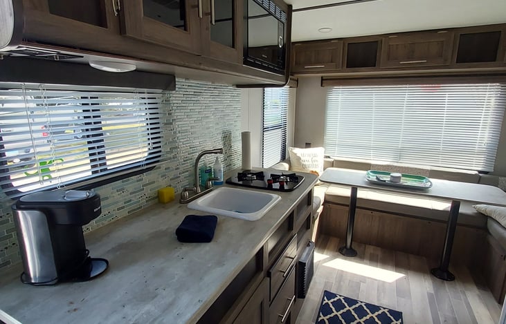 Plenty of Counter space in this kitchen :)
