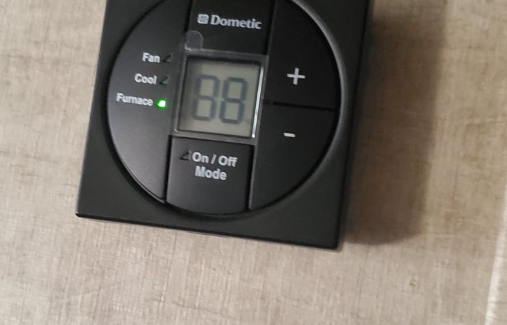 Furnace and AC controlled by thermostat
