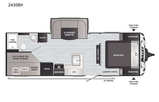 2021 Keystone RV Bullet Crossfire 2430BH