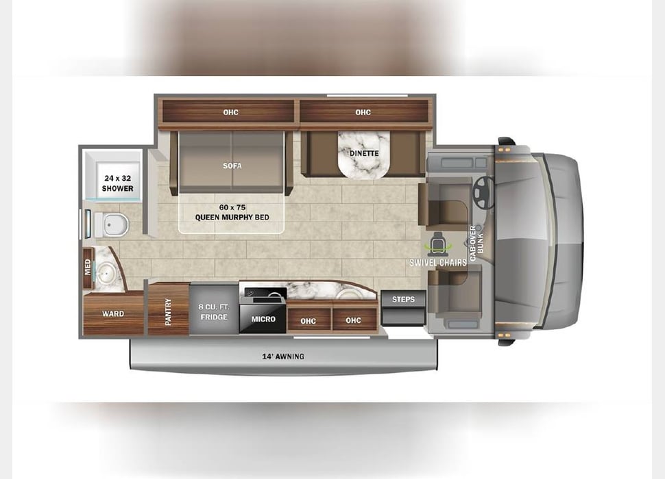 Class C Motor Home rentals in Manchester