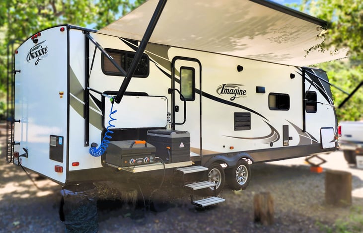 Outdoor grill / electric ice chest.