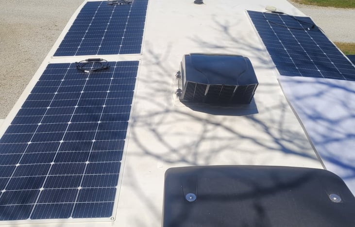 Solar panels for boondocking or emergency backup