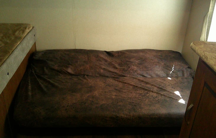 Double Bed in Bunkhouse that converts to a couch