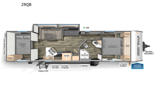 2023 Forest River Cherokee Grey Wolf 29QB