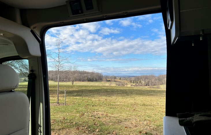 View from the porch.