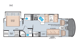 2022 Thor Motor Coach Hurricane 31C