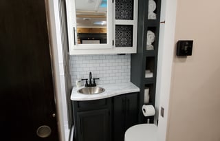 The Happy Camper | Bunks & Upgraded Queen Mattress