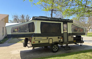 Pop Up Camper w/ Cargo Deck