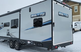 Work and play toyhauler