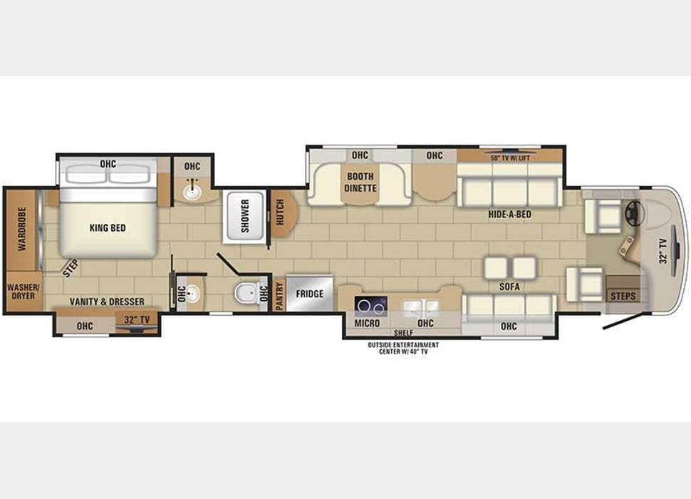 Class A Motor Home rentals in Dallas