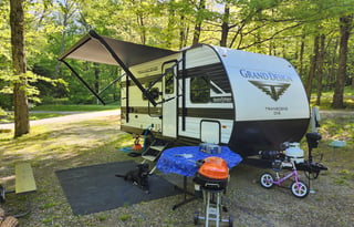 All aboard the Beaut! Big fun in a small camper!