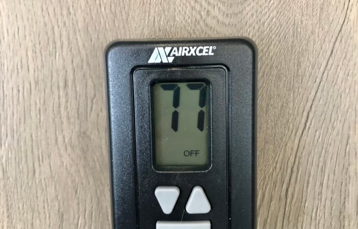 Easily control A/C and heater from a central control unit.