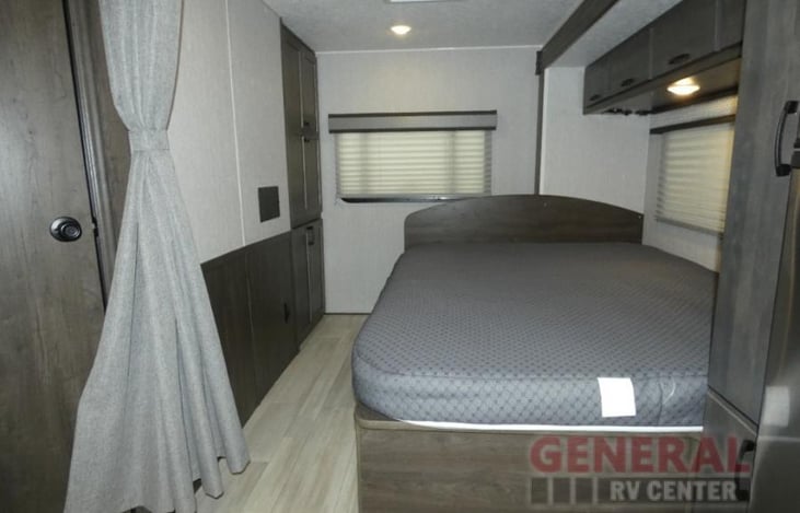 Interior: Mather Bedroom, Facing toward the rear