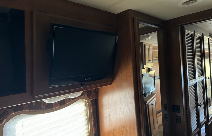 Smart Television in the master  bedroom