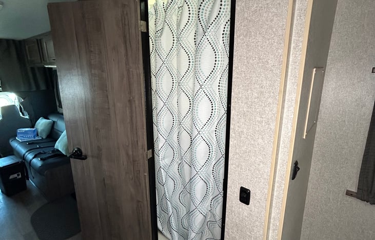 Shower Closed Curtain