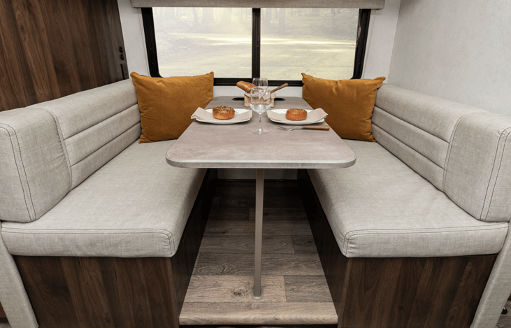 2020 Winnebago 24F dining area.
