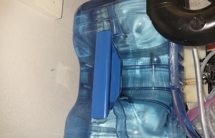 3 gal Spring Water bottle under sink