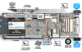 2020 Forest River RV Wildwood FSX 260RT