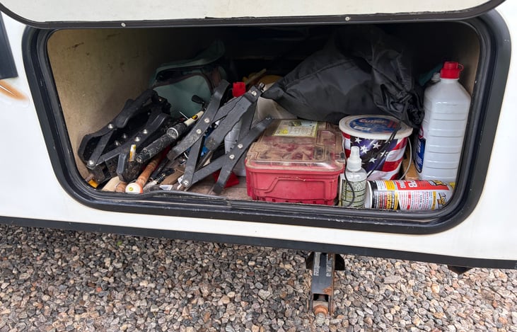 Setup equipment and extra storage
