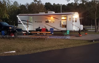 Triple A getaway trailer (Amy, Alf, and Alex)