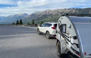 Luxury Teardrop with A/C, King Bed & Outdoor Kitchen!