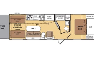 2015 Dutchmen RV Razorback 2550