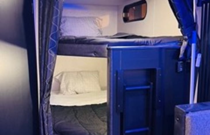 Bunkbeds with USB connections for charging