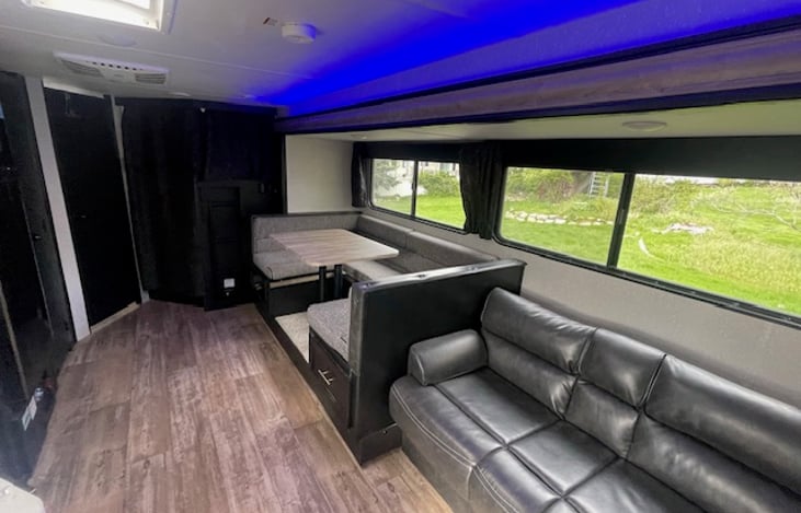 Plenty of space for a dance party should you want to stay indoors!