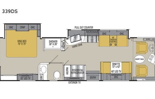 2019 Coachmen Sportscoach SRS 339DS DIESEL PUSHER