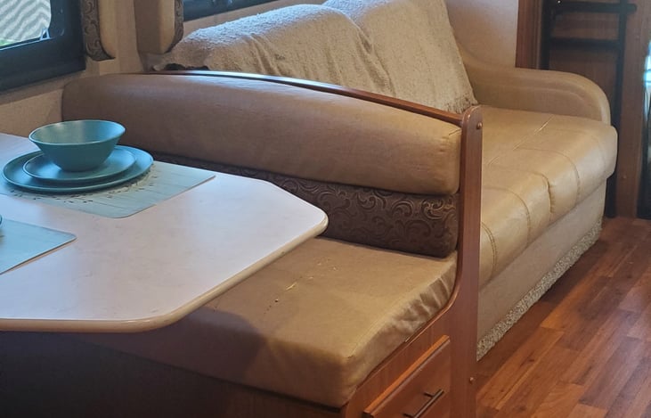 Dining table and Couch